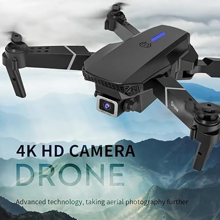 kidstreak,Drone with 4k Camera Foldable 1080P HD Drone with FPV Live Video, Smart Gestures Selfie, Altitude Hold, One Key Take Off/Landing, 3D Flips for Kids and Adults.