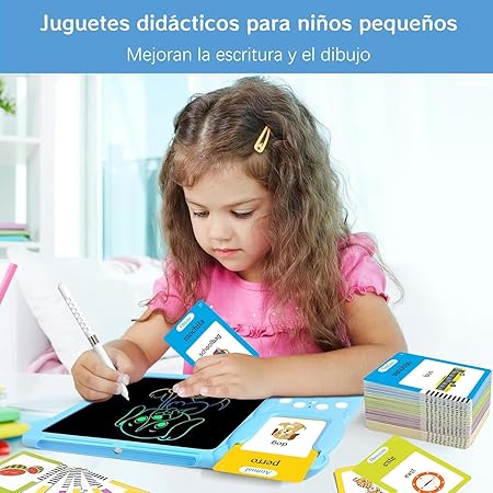 2 IN 1 TALKING FLASH CARD WITH WRITING TABLET