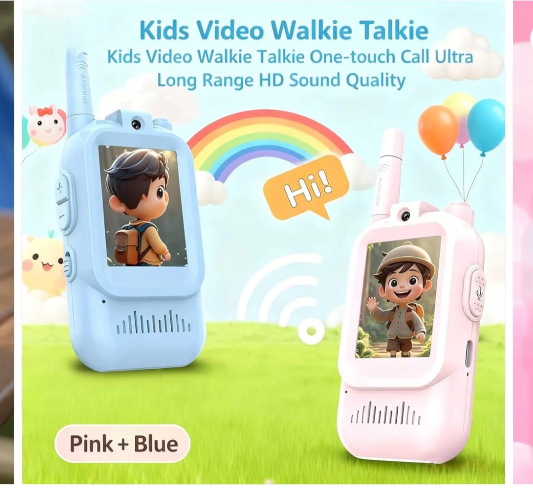 kidstreak,Video Walkie-talkies With Live Video & Audio 2 Units Video Game Bluetooth